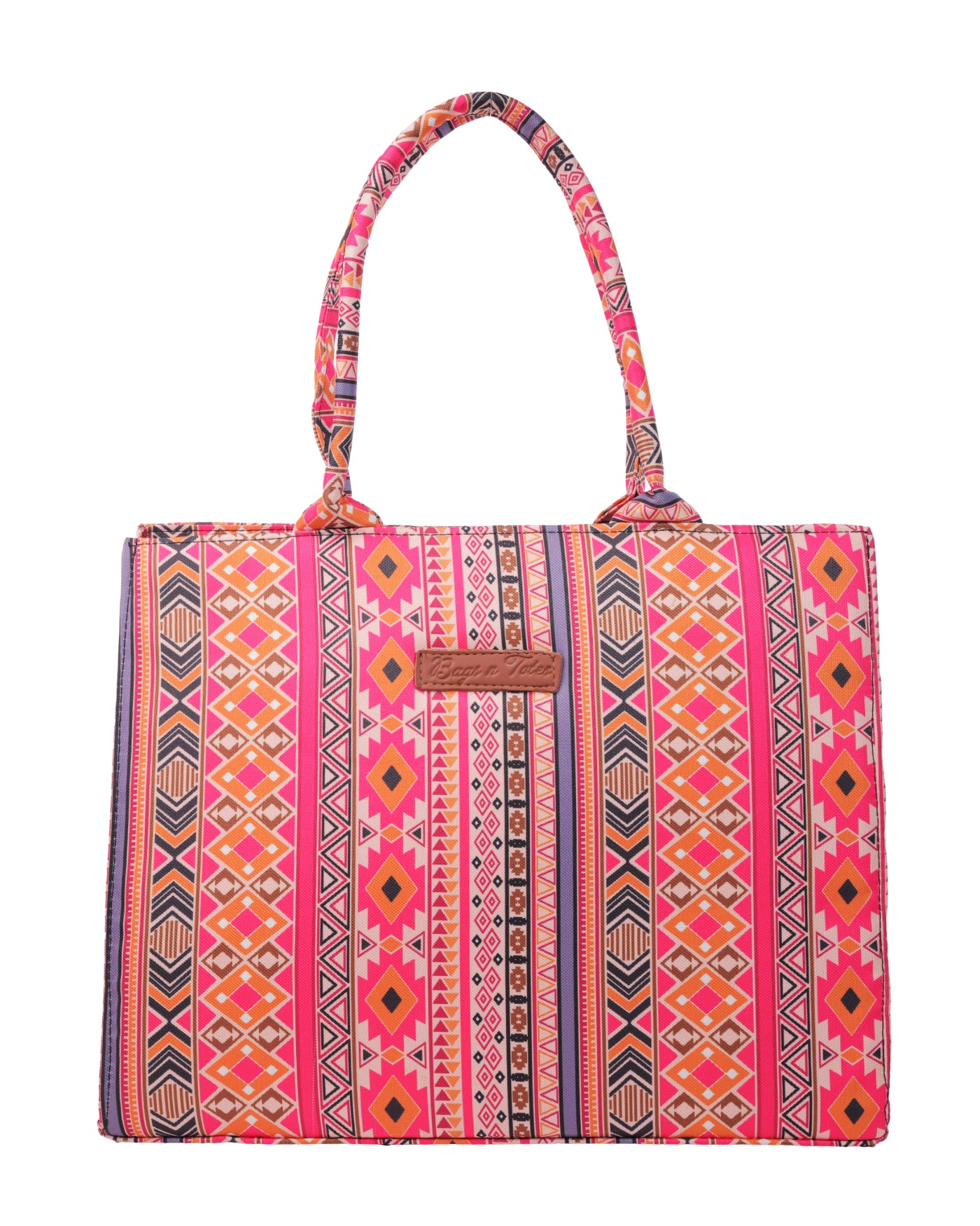 Canvas Tote Bag- Pink