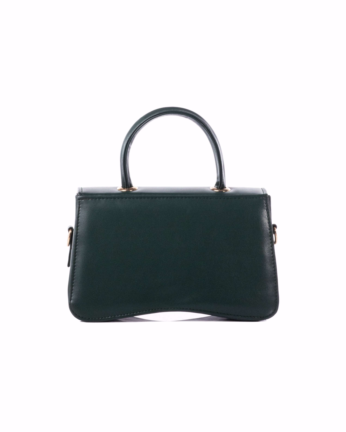 Top-Handle Flap Bag Deep Forest Green