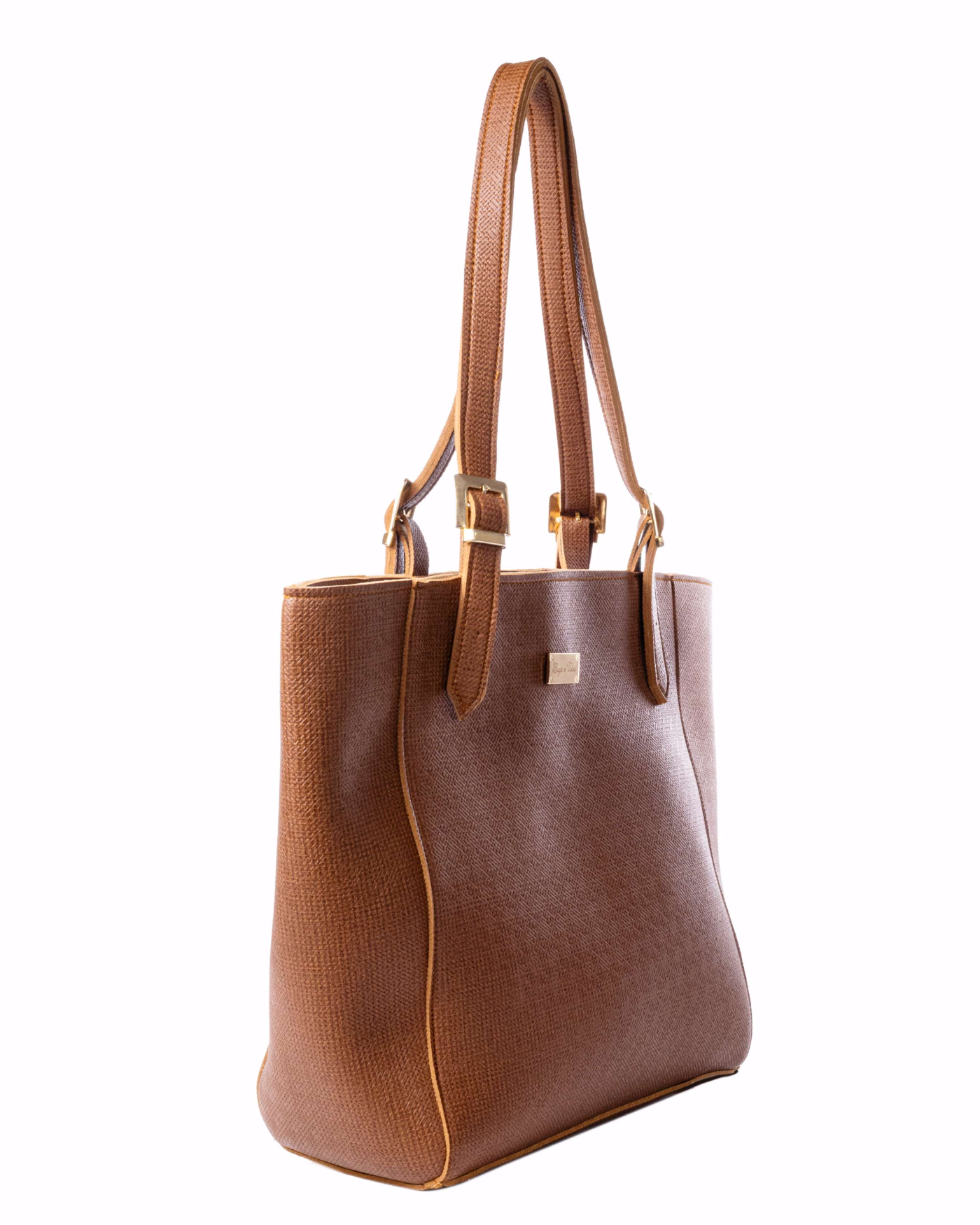 Signature Textured Tote Mustard