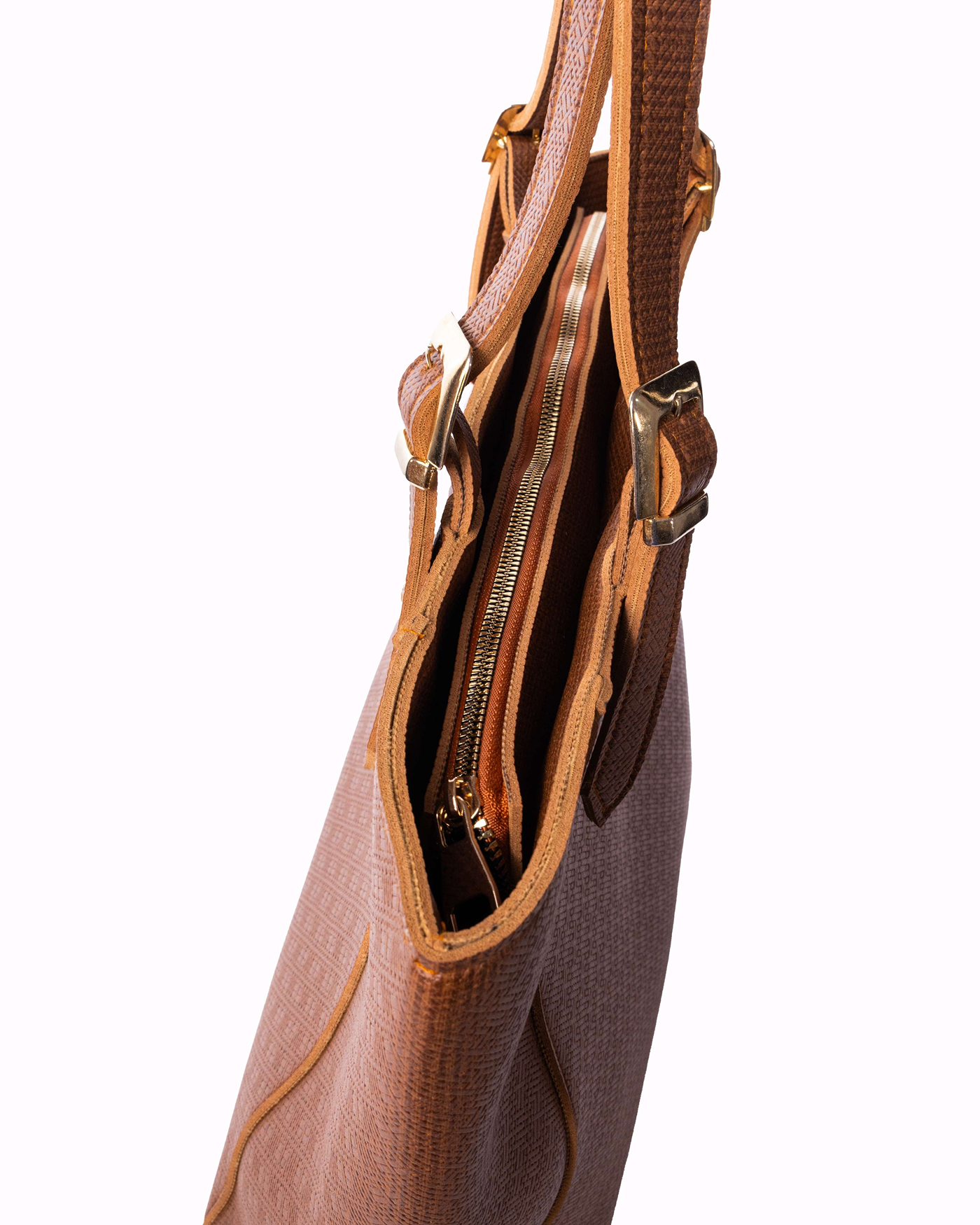 Signature Textured Tote Mustard