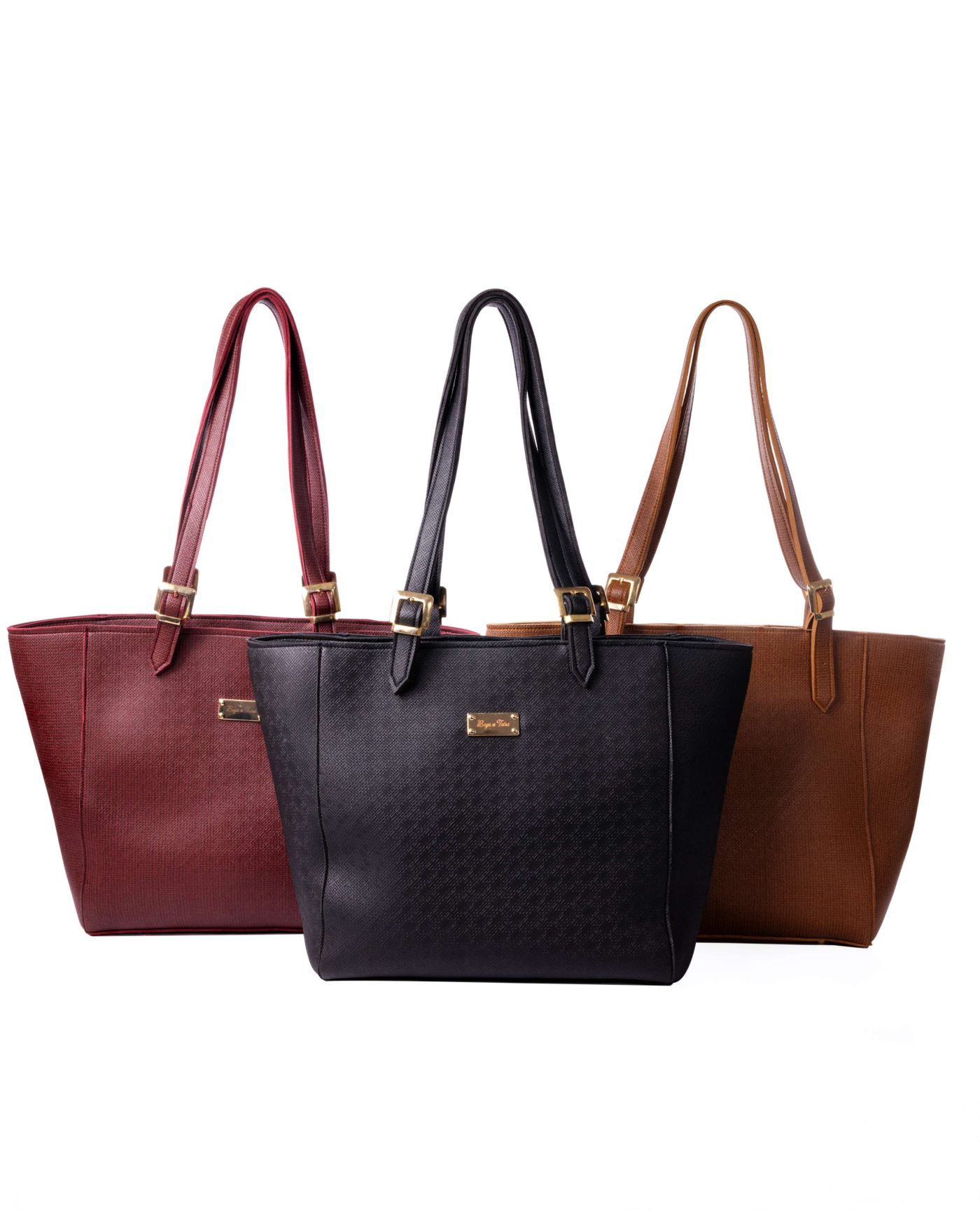 Signature Textured Tote Mustard