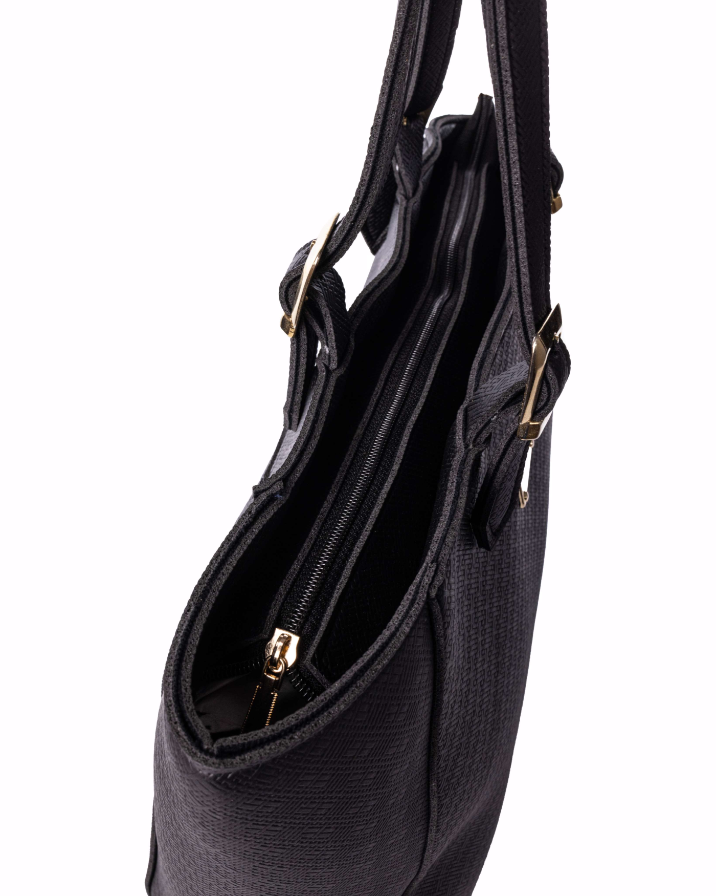 Signature Textured Tote Mustard