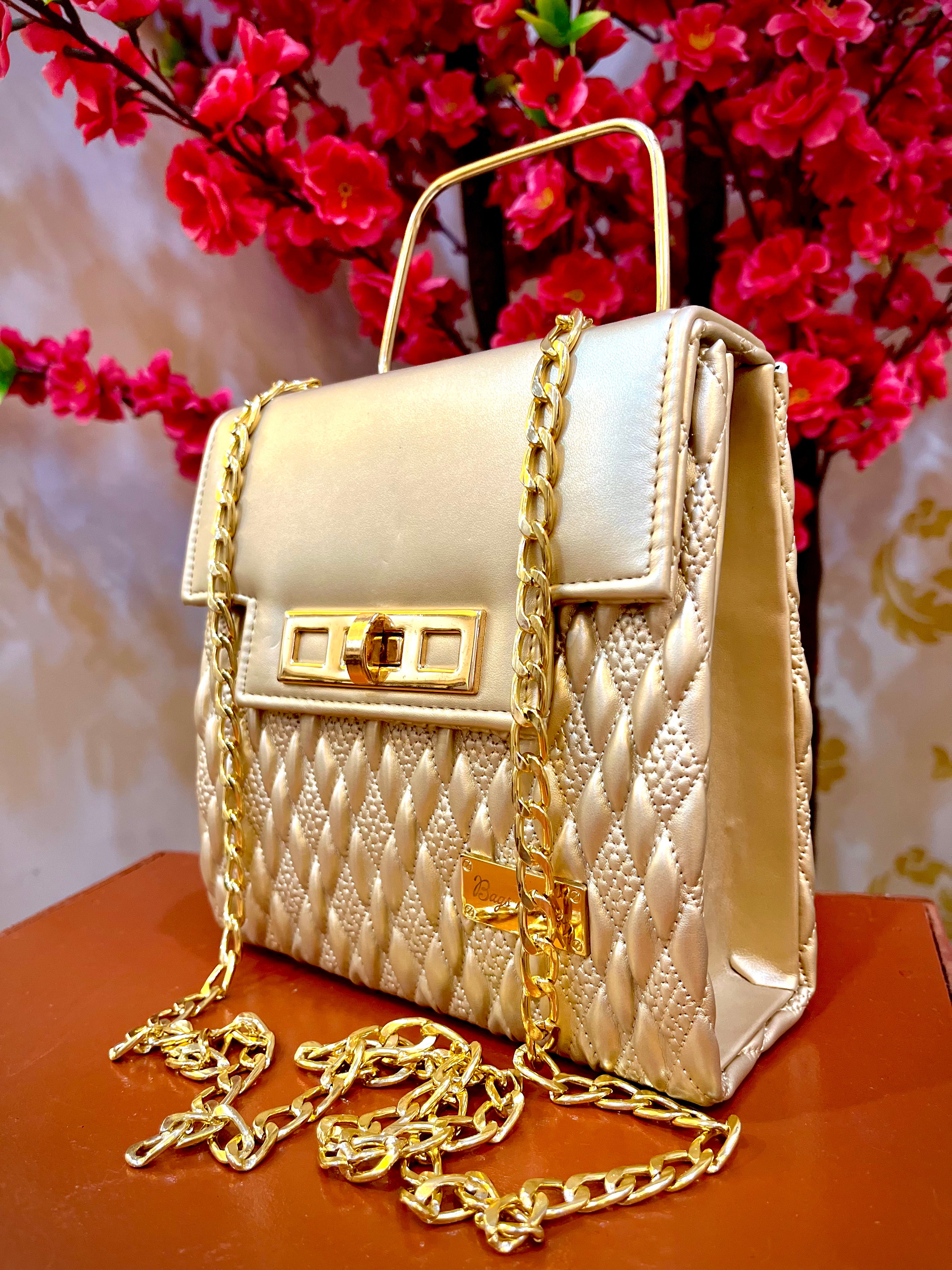 Chain Sling Bag Gold
