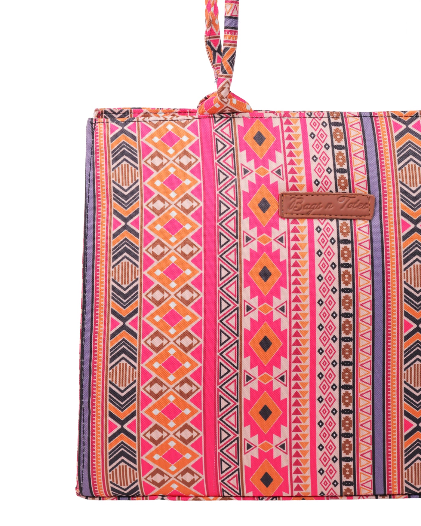 Canvas Tote Bag- Pink